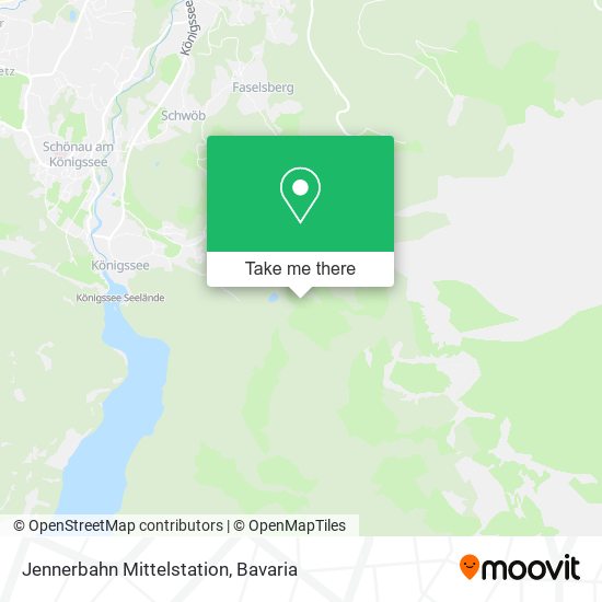 Jennerbahn Mittelstation map