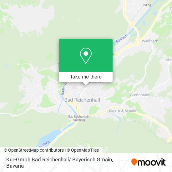 Kur-Gmbh Bad Reichenhall/ Bayerisch Gmain map