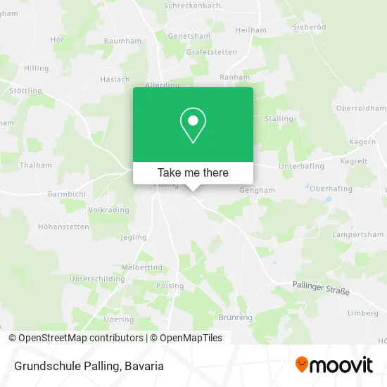 Карта Grundschule Palling