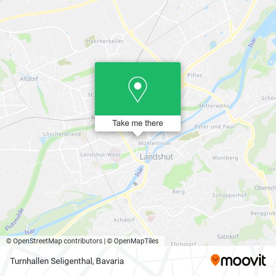 Turnhallen Seligenthal map