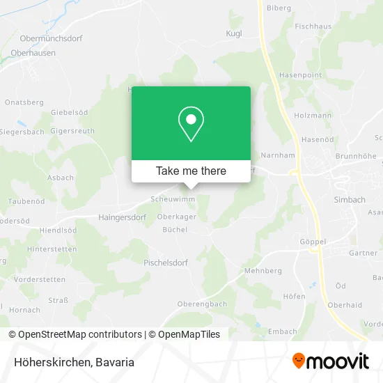 Карта Höherskirchen
