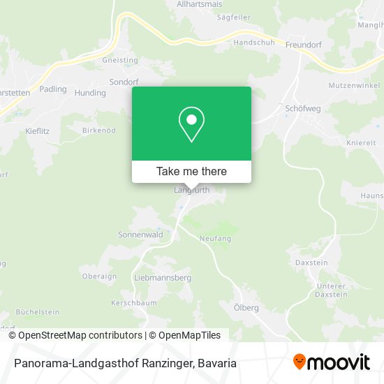Карта Panorama-Landgasthof Ranzinger