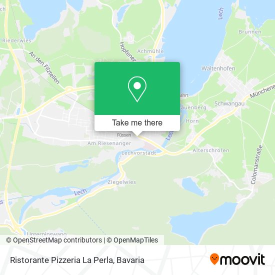 Ristorante Pizzeria La Perla map