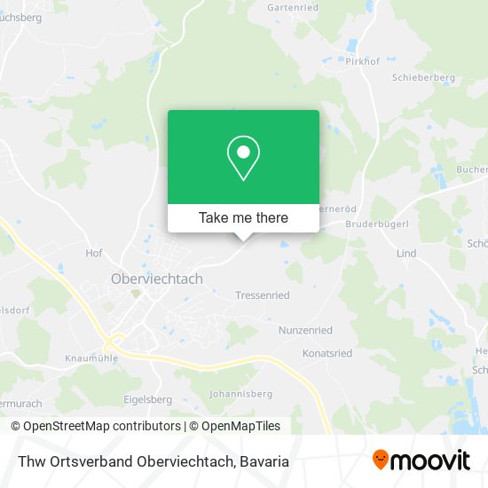 Thw Ortsverband Oberviechtach map