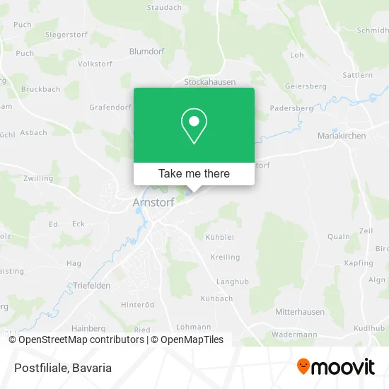 Карта Postfiliale