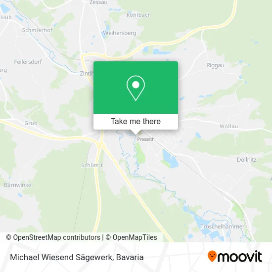Карта Michael Wiesend Sägewerk