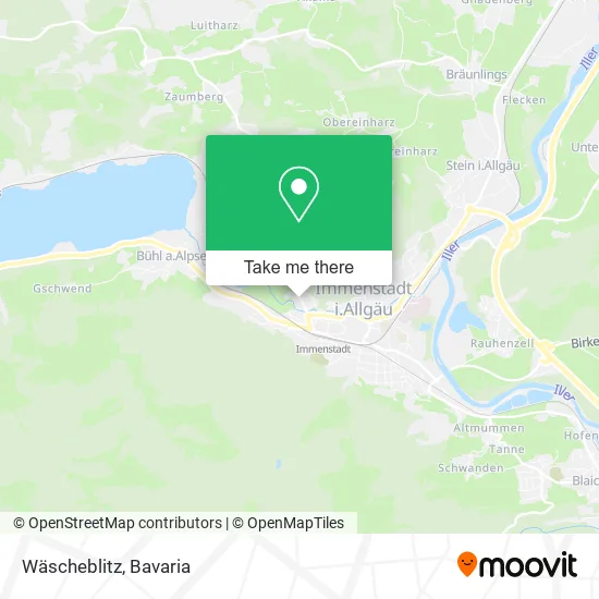 Карта Wäscheblitz
