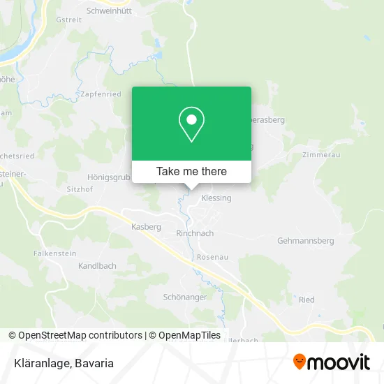 Карта Kläranlage