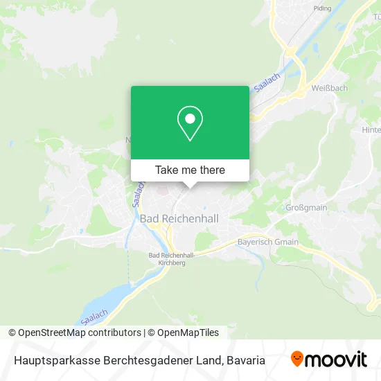 Карта Hauptsparkasse Berchtesgadener Land