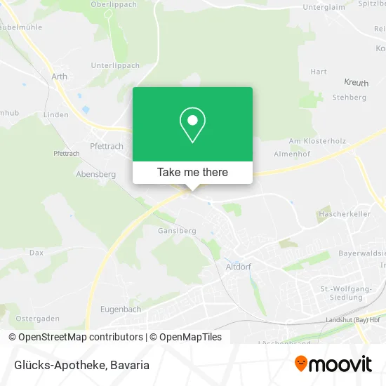 Карта Glücks-Apotheke