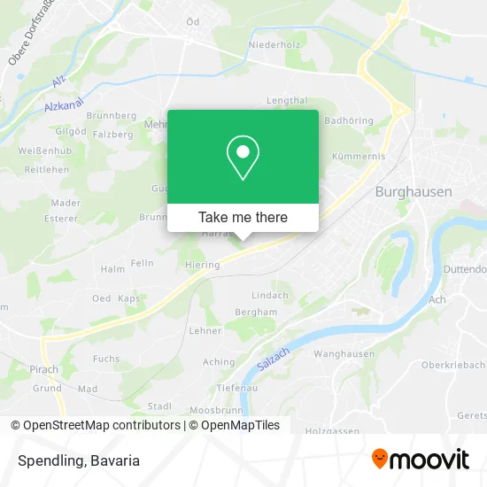Карта Spendling