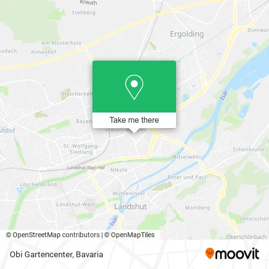 Карта Obi Gartencenter