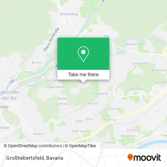 Карта Großhebertsfeld