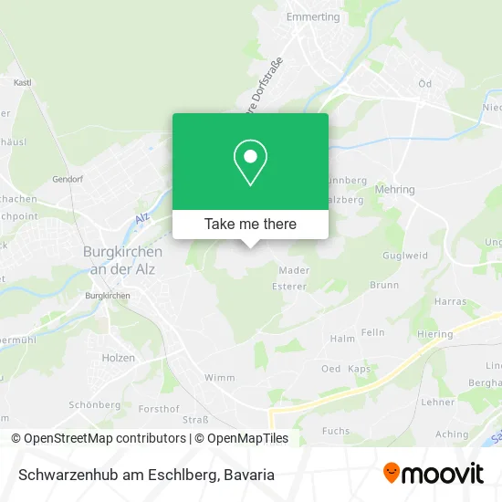 Карта Schwarzenhub am Eschlberg