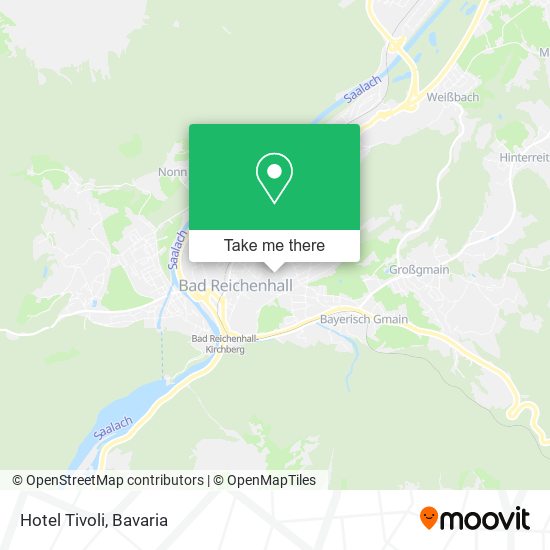 Hotel Tivoli map