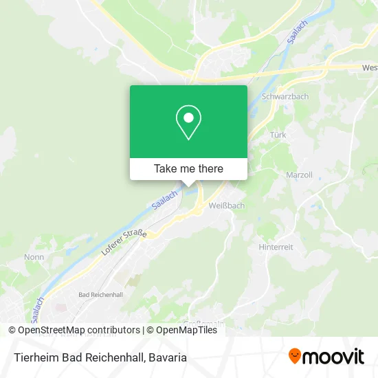 Карта Tierheim Bad Reichenhall