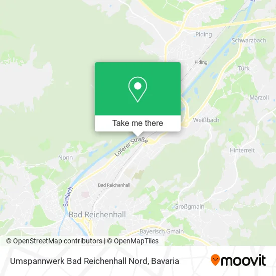 Карта Umspannwerk Bad Reichenhall Nord