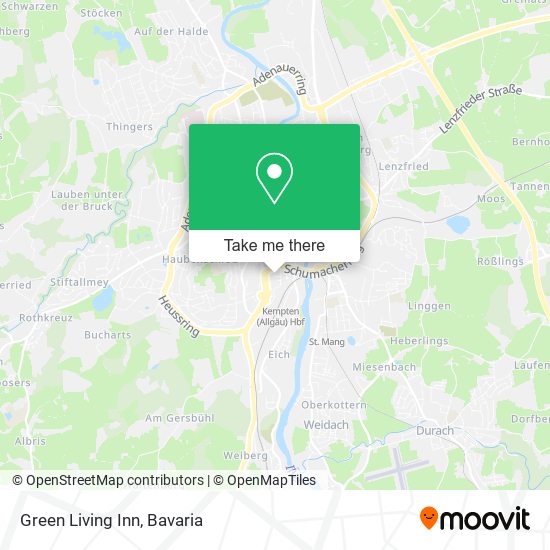 Green Living Inn map