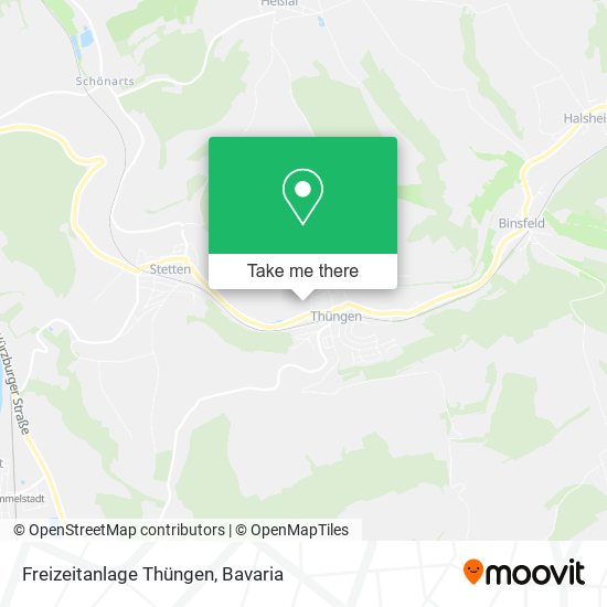 Freizeitanlage Thüngen map