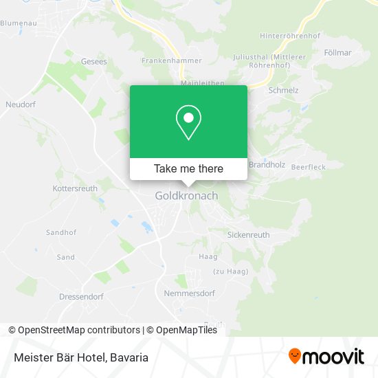 Meister Bär Hotel map