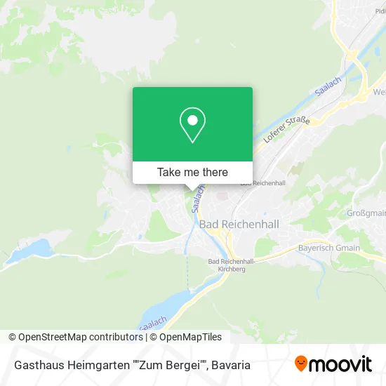 Карта Gasthaus Heimgarten ""Zum Bergei""