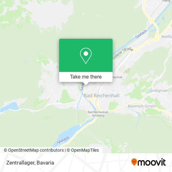 Карта Zentrallager