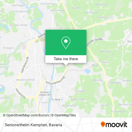 Карта Seniorenheim Kempten
