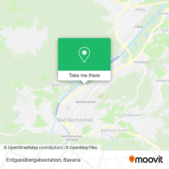 Erdgasübergabestation map