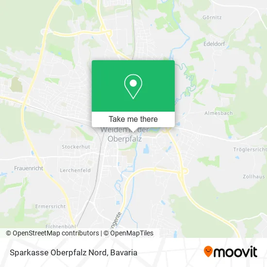 Карта Sparkasse Oberpfalz Nord