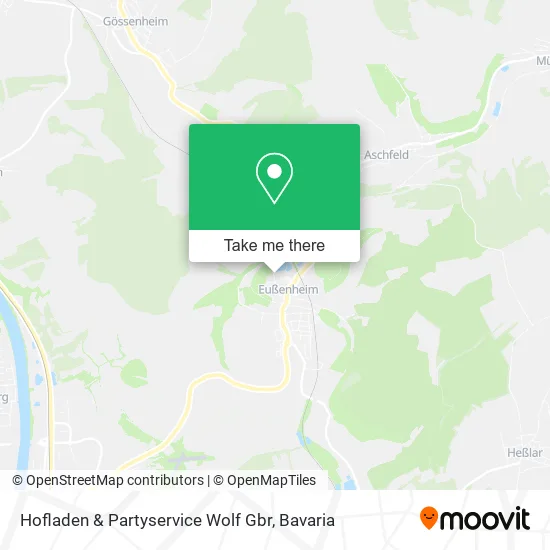 Карта Hofladen & Partyservice Wolf Gbr