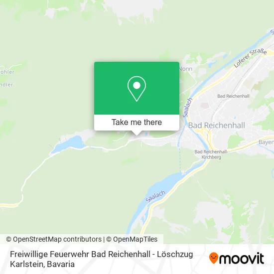 Карта Freiwillige Feuerwehr Bad Reichenhall - Löschzug Karlstein