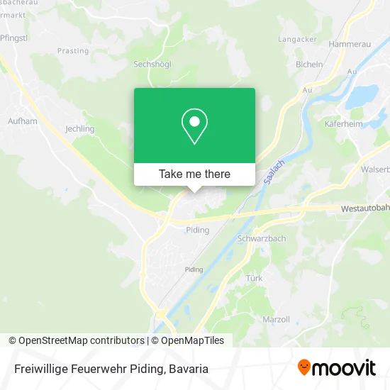 Карта Freiwillige Feuerwehr Piding