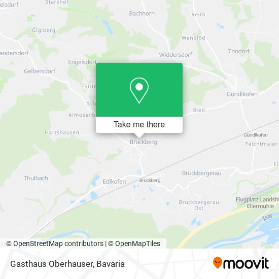 Gasthaus Oberhauser map