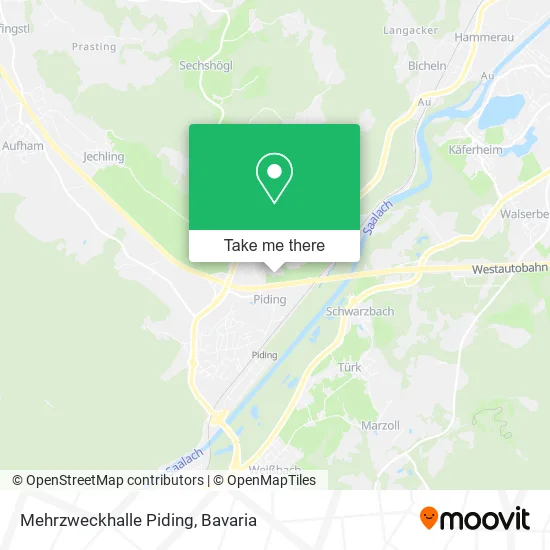 Карта Mehrzweckhalle Piding