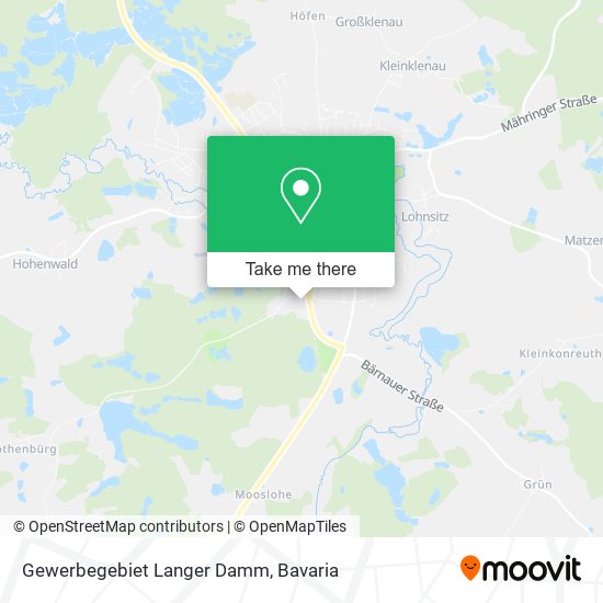 Gewerbegebiet Langer Damm map