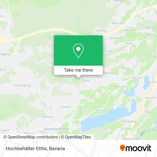 Карта Hochbehälter Ettlis