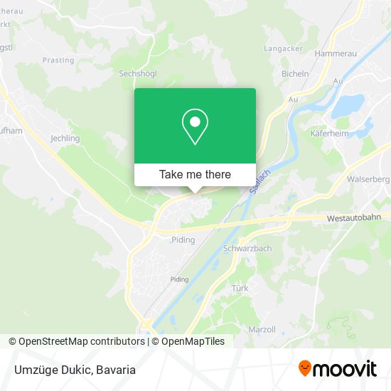 Umzüge Dukic map