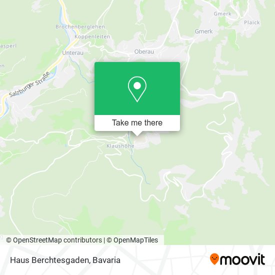 Haus Berchtesgaden map