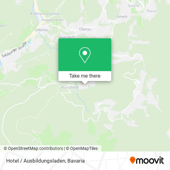Hotel / Ausbildungsladen map