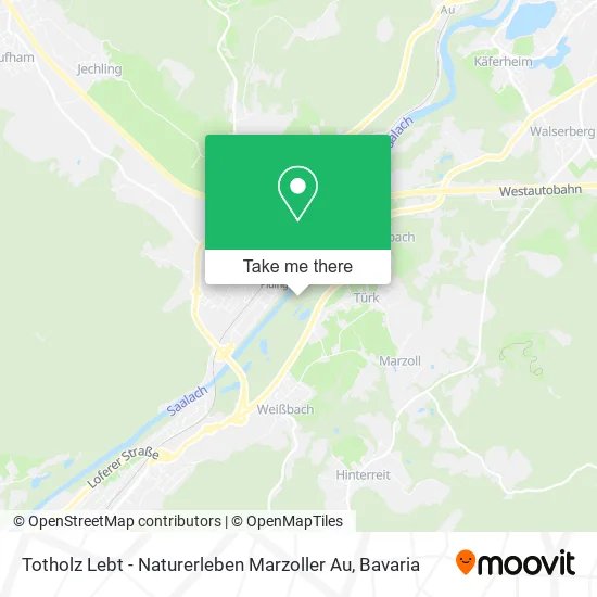 Карта Totholz Lebt - Naturerleben Marzoller Au