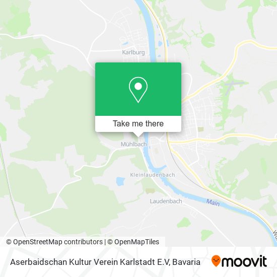Aserbaidschan Kultur Verein Karlstadt E.V map