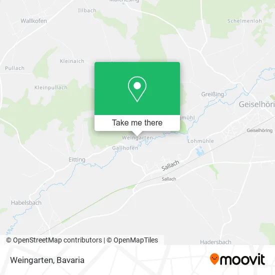 Карта Weingarten