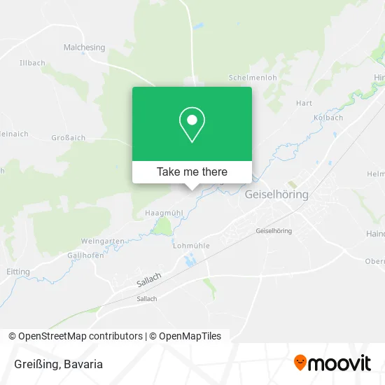 Карта Greißing