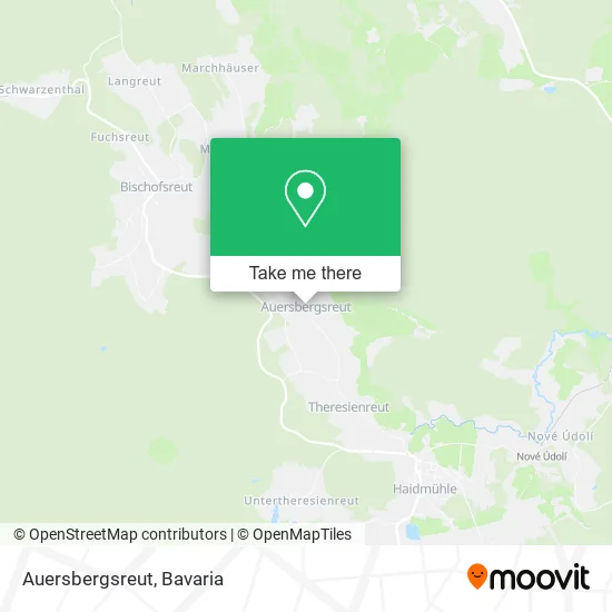Карта Auersbergsreut