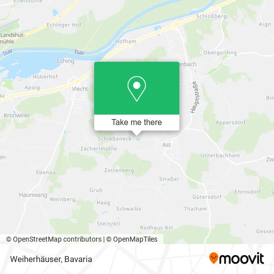 Карта Weiherhäuser