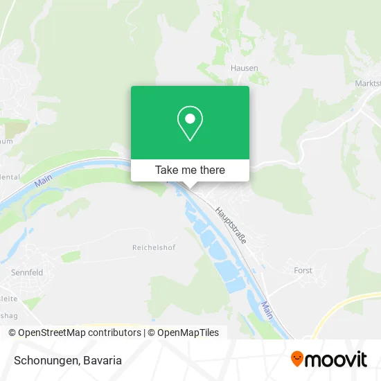 Карта Schonungen