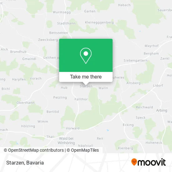 Карта Starzen