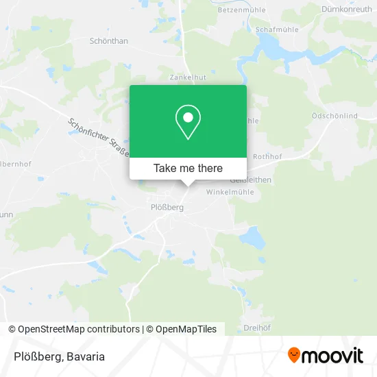 Карта Plößberg