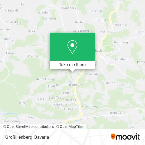 Карта Großillenberg