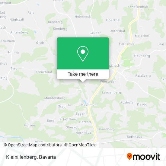 Карта Kleinillenberg
